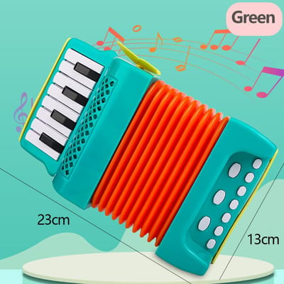 Speelgoed Accordeon 10 Toetsen 8 Bas Accordeons voor Kinderen Muziekinstrument Educatief Speelgoed Cadeaus voor Peuters Beginners Jongens Meisjes