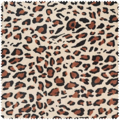 Fleece stof "Luipaard"