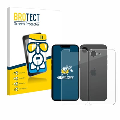 Screenprotector voor Apple iPhone 16e / 17e Beschermglas transparant