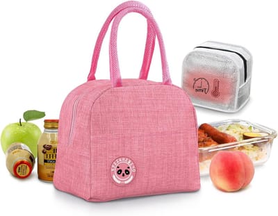Lichte en Vouwbare Koeltas voor Werk, School en Picknick - Waterdicht, Isolerend, 6 Liter, Roze