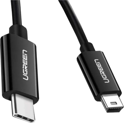 Kabel Usb-C Do Mini Usb Ugreen Us242, 1M (Czarny)