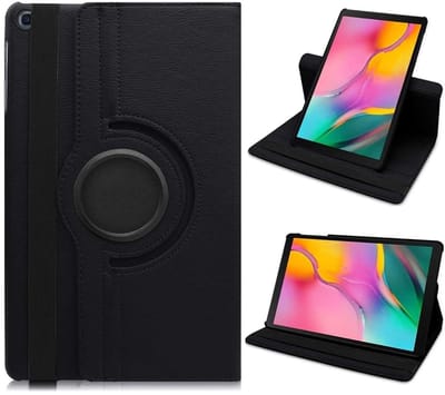 Hoesje Geschikt Voor Samsung Galaxy tab s6 lite 2024 hoes Zwart Draaibare Hoesje Case Cover tablethoes - Tab s6 lite hoes 2020 / 2022 360 Hoes bookcase