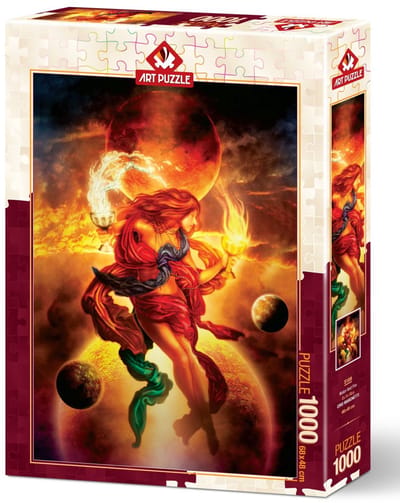 Water and Fire legpuzzel 1000 stukjes - Art Puzzle - fantasie puzzel - 68x48 cm - unieke stukjes