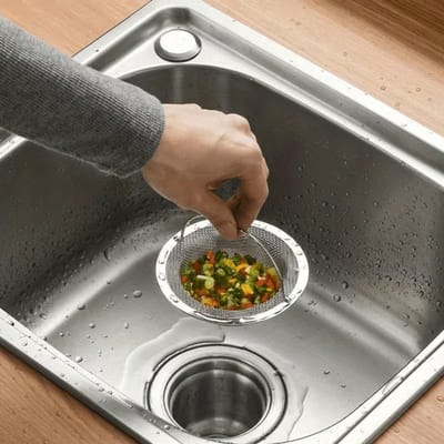 Roestvrijstalen Ronde Gootsteenzeef Met Handvat I Gootsteenstop I Afvoerstop I Afvoerfilter I Keuken Gaasfilter I Badkamergootsteen