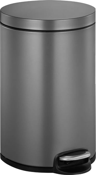 EKO - Serene pedaalemmer 8 liter - Steel Plastic - platinum - Prullenbak
