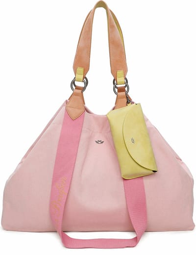 Fritzi aus Preußen Schoudertas Handtas Canvas Izzy Bag Candy Roze