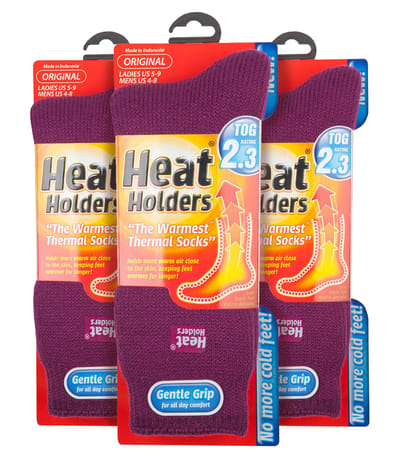 Heat Holders - 3 paar originele dikke winterthermo sokken voor dames
