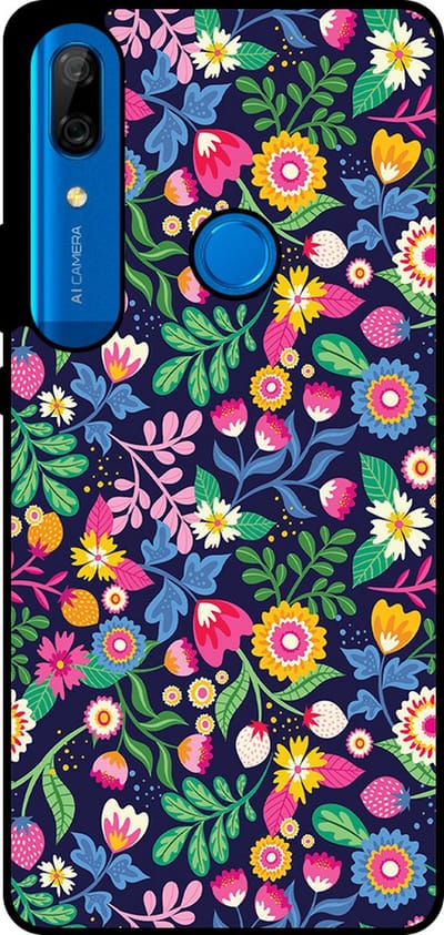 Smartphonica Telefoonhoesje Geschikt voor Huawei P Smart Z / Y9 Prime (2019) met bloemen opdruk - TPU backcover case flower design geschikt voor Huawei P Smart Z;Huawei Y9 Prime (2019)