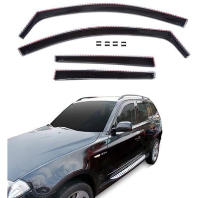 Luchtafweerders - BMW X3 E83 (2003-2010) - Aerodynamica - Zwart getint - Eenvoudige montage