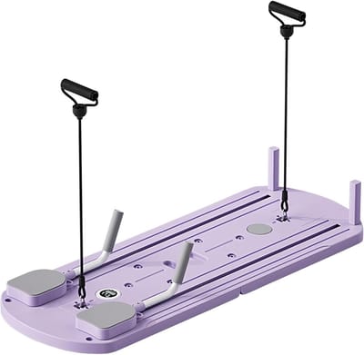 Pilates Roller - Buikspierroller - Fitness Thuis - Automatische Rebound - 110 x 41 cm - Paars