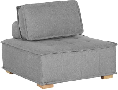 TIBRO - Fauteuil - Grijs - Polyester