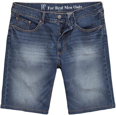 JP 1880 - Heren - Bermuda 5-pocket - Blauw denim - Maat 52