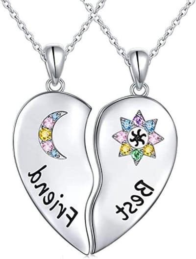 Set van 2 Vriendschapskettingen voor Beste Vriendinnen - Perfecte Cadeau Ideeën voor Vriendschap en Persoonlijke Stijl