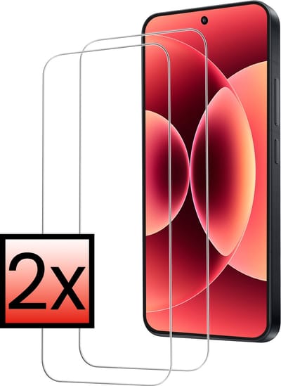Screenprotector - 2 Stuks - Geschikt voor Xiaomi 17 - Extra Sterk - Beschermglas - Gehard Glas - Tempered Glass - Screen Protector - Bescherm Cover