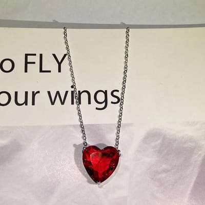 Nieuwe Eenvoudige Titanic Hart van de Oceaan Ketting Blauwe Kristal Liefdeshart Eeuwig Hanger Ketting voor Vrouwen Bruiloft Feest Sieraden white