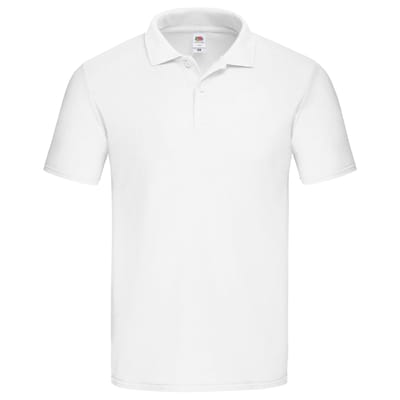 Fruit of the Loom Heren Origineel Polo Shirt (Wit)