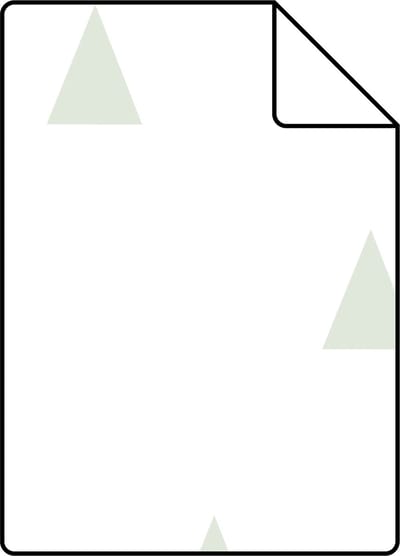 Proefstaal ESTAhome behang grafische driehoekjes mintgroen en wit - 26.5 x 21 cm - 128868-S
