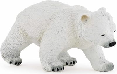Speelfiguur - Wild dier - IJsbeerjong - Lopend