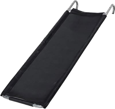 Trampoline Glijbaan - Springplank Accessoire - Buiten Spelen - Eenvoudige Installatie - 50 x 160 cm - Blauw