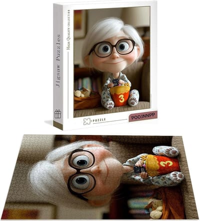 Cartoon Puzzel - Legpuzzel Volwassenen - Ontspanning Hersenen - Hout Materiaal Vochtbestendig - 75 x 50 cm
