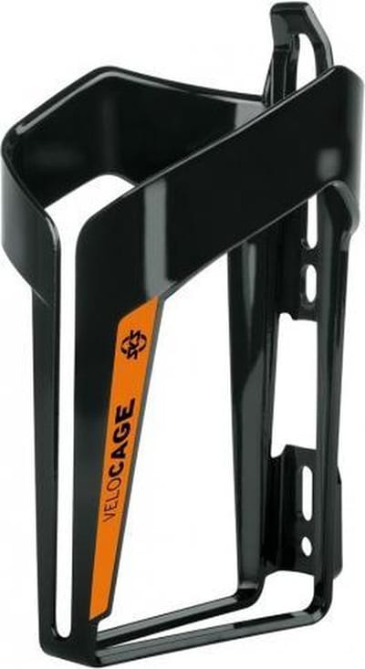 SKS Lichtgewicht bidonhouder - sportief design - glanzend zwart - stabiele grip - 40 gram