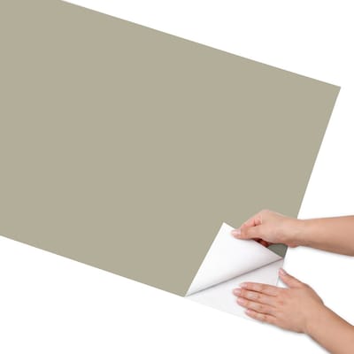 Coloray Meubel Wrap Folie - Romig Meubelfolie - 65x130 cm - Meubelfolie Zelfklevend Donkere crème - Wrapfolie Keuken - Minimalist Meubelfolie - Decoratiefolie - Tafeldecoratie - Achtergronden en patronen