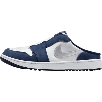 Air Jordan 1 Mule Golf Midnight Navy Heren Sneakers Blauw Wit Metallic-Zilver FJ1214-102 36 white