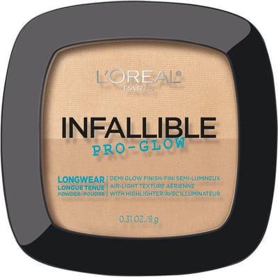 L'Oreal Paris Infallible Pro Glow Longwear Powder - 22 Creamy Natural - Gezichtspoeder - 9 g