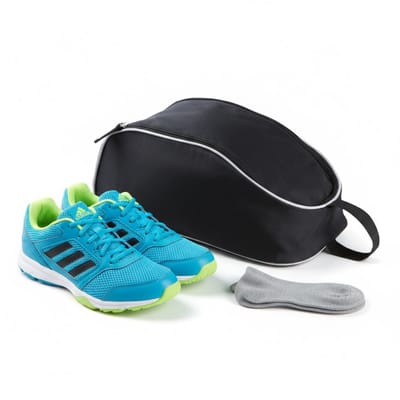 Kimood Schoenentas sport - 9 liter - zwart - 38 x 20 x 14 cm - sportschoenen
