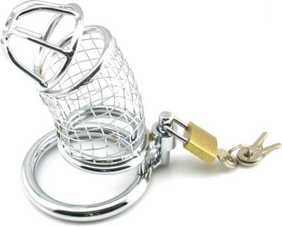 Chasity Cage - Peniskooi - Cock - Kuisheidskooi voor Mannen - Metaal - Hangslot