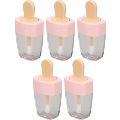 5 stuks 5ml Lege Lipgloss Tubes IJsje Vormig Lekkage Preventie DIY Lip Glaze Container