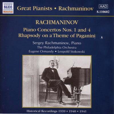 Philadelphia Orchestra, Eugene Ormandy, Leopold Stokowski - Rachmaninov: Piano Concertos Nos. 1 And 4 | Rhapsody On A Theme Of Paganini (CD)