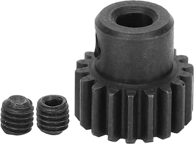 Metaal 48P Motor Pinion 18T met Schroef voor Upgrade van 1/10 en 1/16 RC Auto's, Perfect voor Snelheid en Prestaties