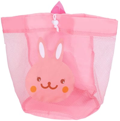 Dailygoods- Strandtas Met Rits - Grote Mesh Opbergzak - Rugzak Voor Kinderen - Waterdicht - Sneldrogend - Geschikt Voor Strand/zwemmen