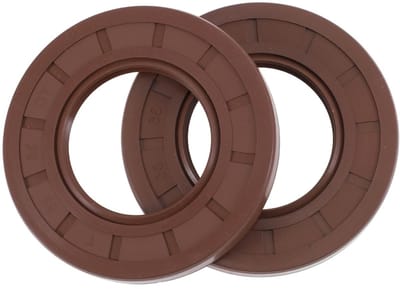 Universele TC afdichtring voor roterende assen, hoge druk olieafdichting, 35 x 65 x 7 mm, rubber FKM, 2 stuks, geschikt voor machines en voertuigen