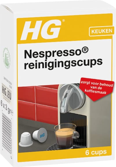 HG - Reinigingscups voor Nespresso ® machines - 6x 6 Capsules