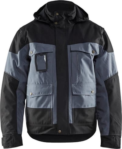 Blaklader Winterjas grijs/zwart - maat L