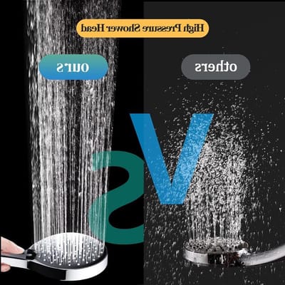 Douchekop met slang - Handdouche - Verfrissende Douche - 5 Straalsoorten - 1.5 meter slang - Zilver