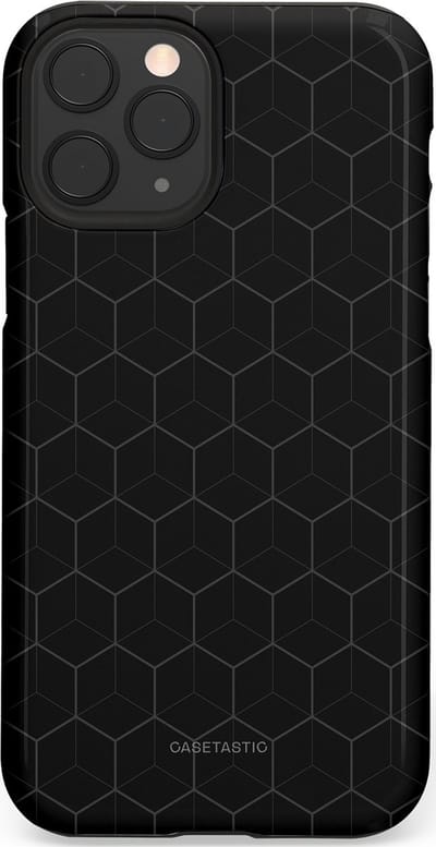 Casetastic Hoesje Geschikt voor Apple iPhone 11 Pro - Stijlvolle Beschermende Duo-layer Case - Hexago