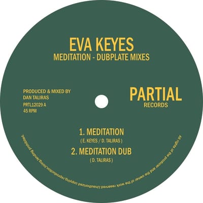 Eva Keyes - Meditation - Dub Plate Mixes (12" Single)