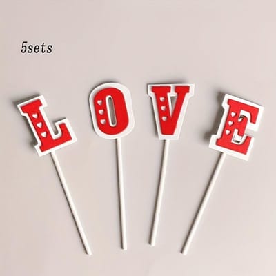 20 Tandenstokers Cupcakes Desserttafel Kaart Taart Bruiloft Houten Bruiloftsdecoratie Valentijnsdag Taartkaart Decoratie Accessoires Taartkaart 20pcs