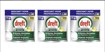 Dreft - Original - All in One - Vaatwastabletten - Citroen - 300 stuks