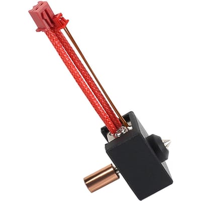 Kit de bloc chauffant de mise à niveau d'extrudeuse Sprite haute température 300 celsius avec aluminium anti-chaleur bimétallique 3