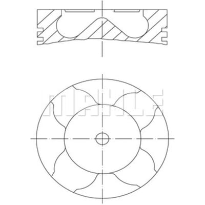 Zuiger MAHLE 213 PI 00102 000