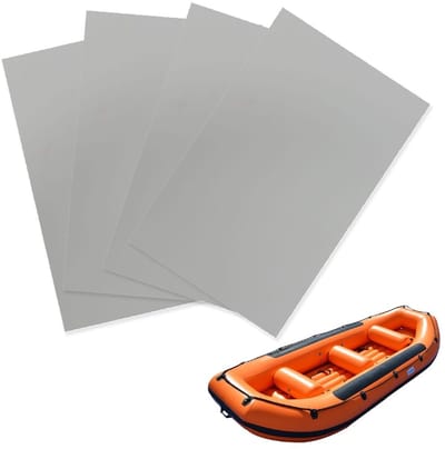 Dailygoods- PVC-Reparatiepleisters 4 Stuks - Waterdicht - Reparatie Patches - Voor Boot/Kajak - Opblaasbaar - Niet Zelfklevend - Reparatiepatches