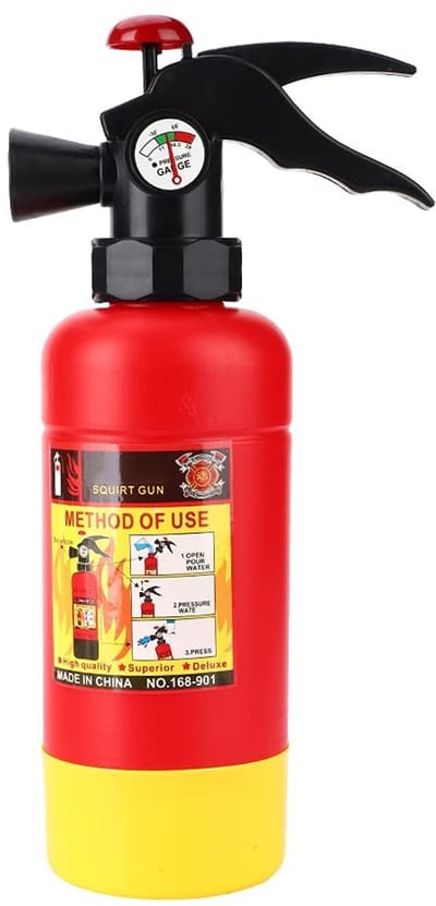 Jhubersproducts - Speelgoed Brandblusser - Draagbare Brandblusser voor Kinderen - 1000ML - Veilig en Leerzaam Speelgoed - Brandveiligheid - Geschikt v