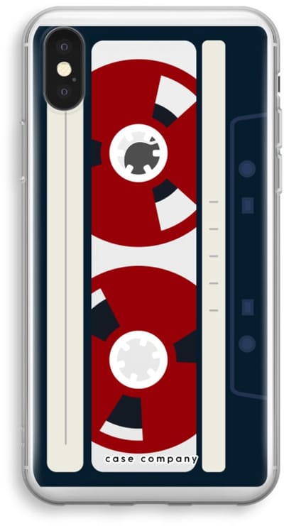 Case Company® - Hoesje geschikt voor iPhone XS hoesje - Here's your tape - Soft Cover Telefoonhoesje - Bescherming aan alle Kanten en Schermrand