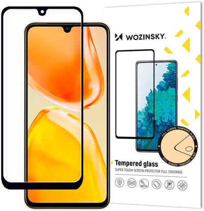 Wozinsky Serie - Gehard Glas 9H - Vivo X80 Lite / V25 - Case Vriendelijk - Zwart