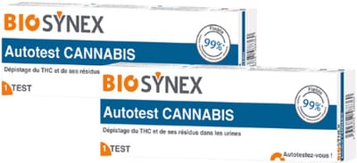 BioSynex Cannabis-Zelftest - Urinetest - Drugstest - 2 STUKS - Gevoelig: 50 ng/ml - Snel en Betrouwbaar - THC Detectie Kit