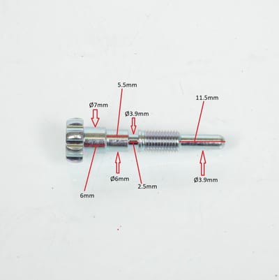 Vis de ralenti carburateur pour moto Yamaha 125 RDLC 1986 31J-14103-00 mikuni